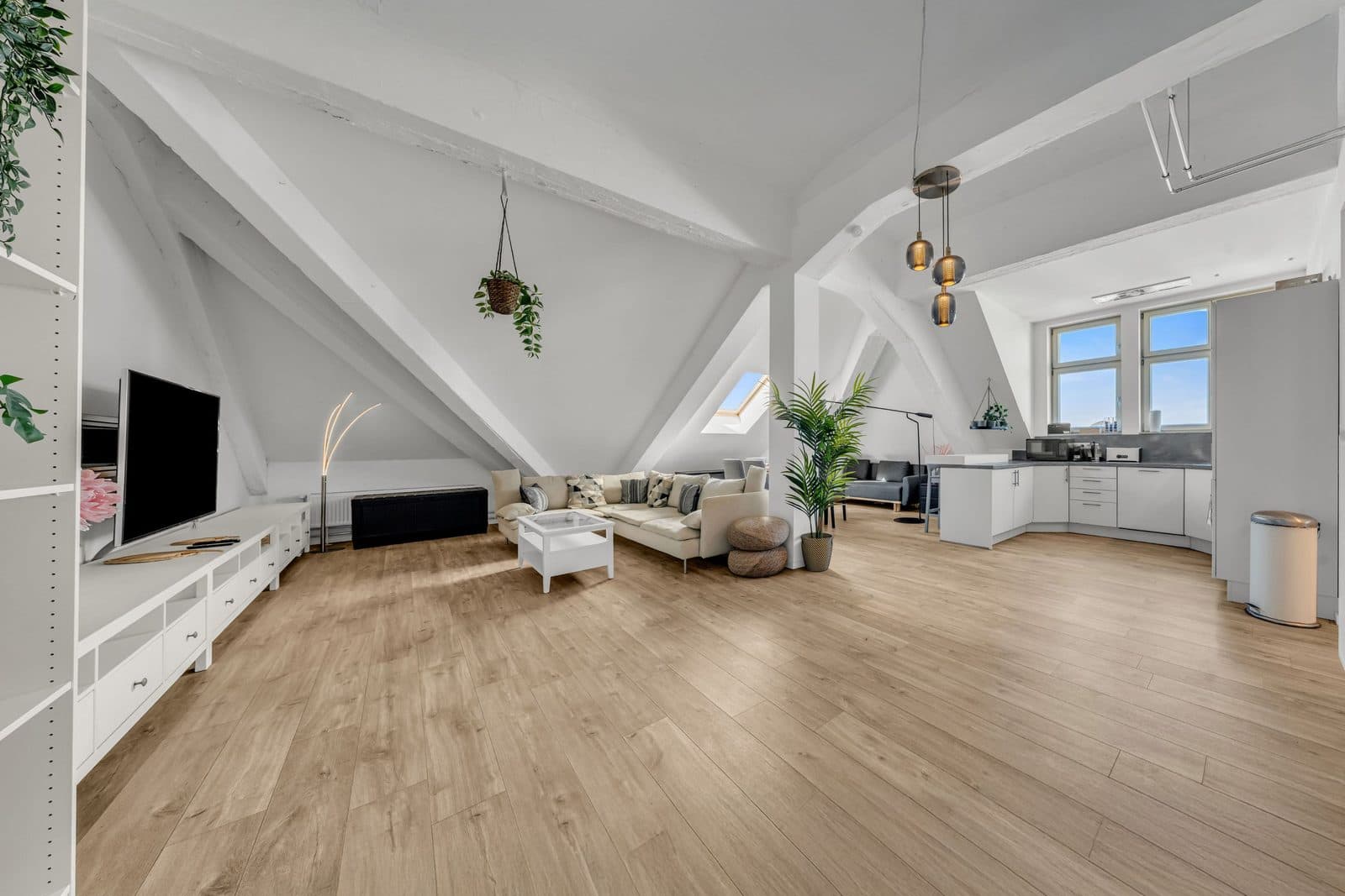 3 Zimmer Loft – mit Blick über die Stadt - 1